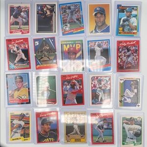 Vintage Baseball Card Collection - Set of 20